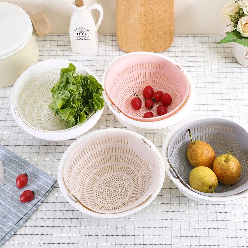 Plastic Drain Basket Supplier - OEM Kitchen Storage Basket