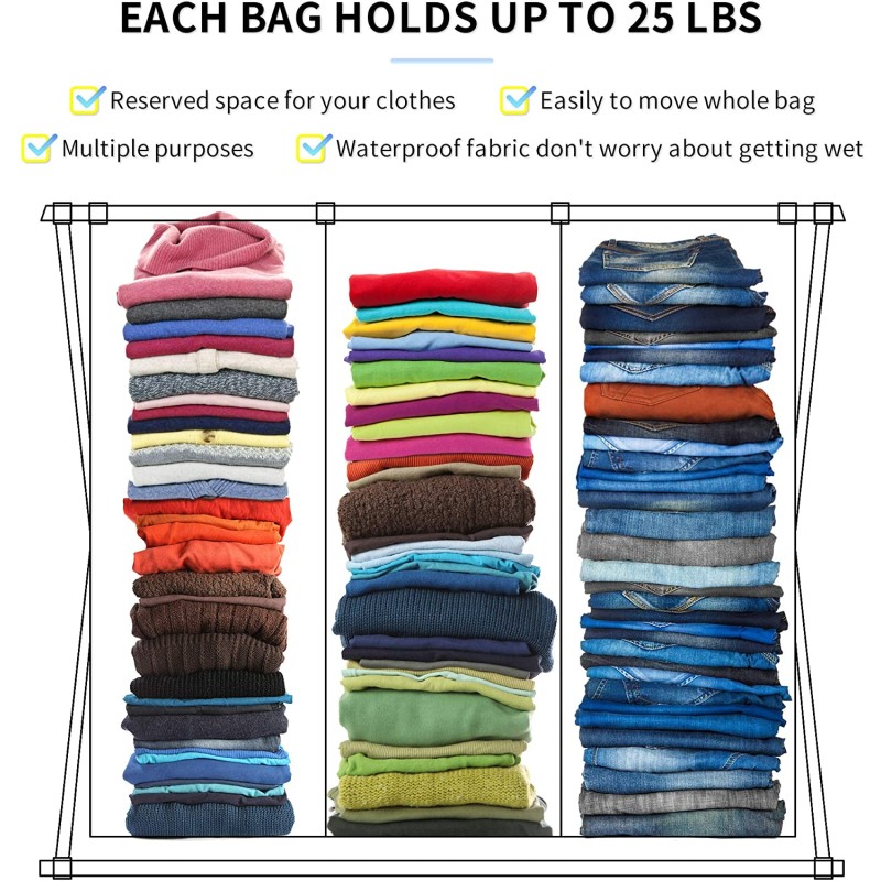 Laundry Basket Supplier - OEM Bathroom 3 Compartments Foldable Multifuncion