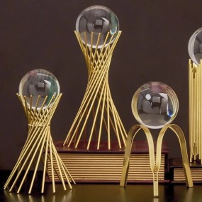 Home Decor Crystal Ball Supplier - OEM Modern Nordic Table Luxury Decoration