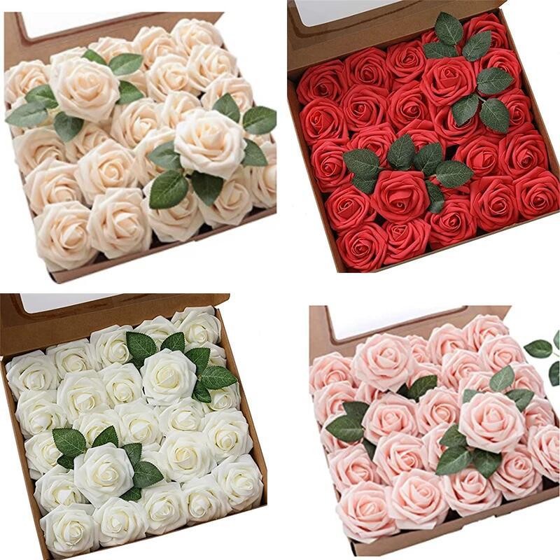 PE Foam Flowers Manufacturer - OEM Artificial Real Touch Roses for DIY