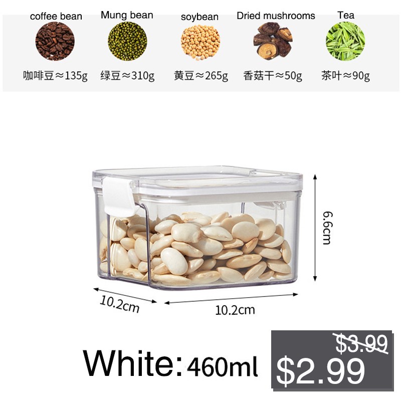 Plastic Sealed Cans Supplier - OEM Kitchen Storage Transparent Container