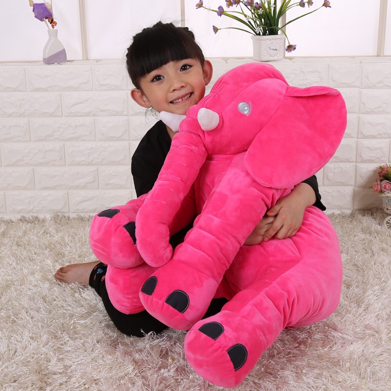 Plush Elephant Toy Supplier - Wholesale 30/40/60cm Baby Sleeping Pillow Doll