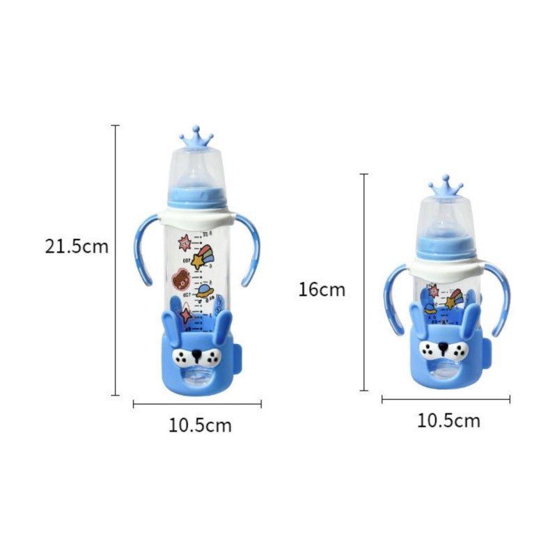 Glass Baby Bottle - Silicone Nipple
