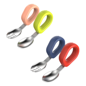 Toddler Utensils - Silicone Handle