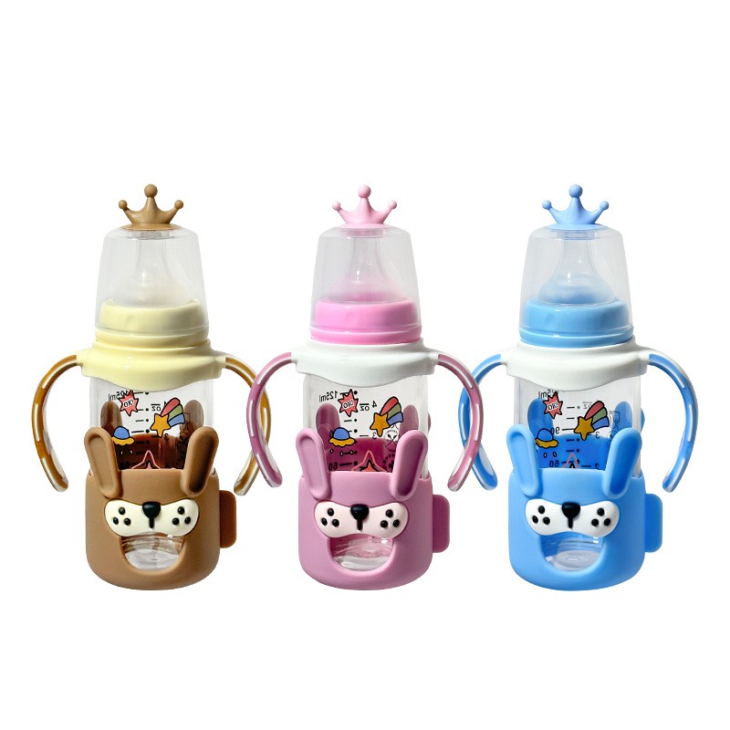 Glass Baby Bottle - Silicone Nipple