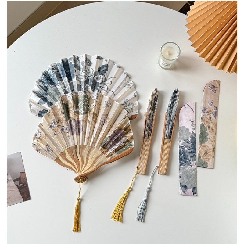 Hand Fan - Folding Bamboo