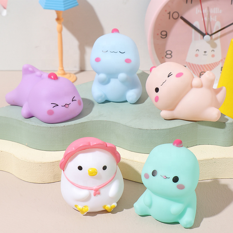 Silicone Bath Toy - Squeeze Dinosaur