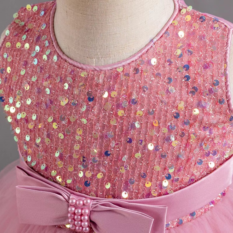 Wedding Dress - Sequins Bow