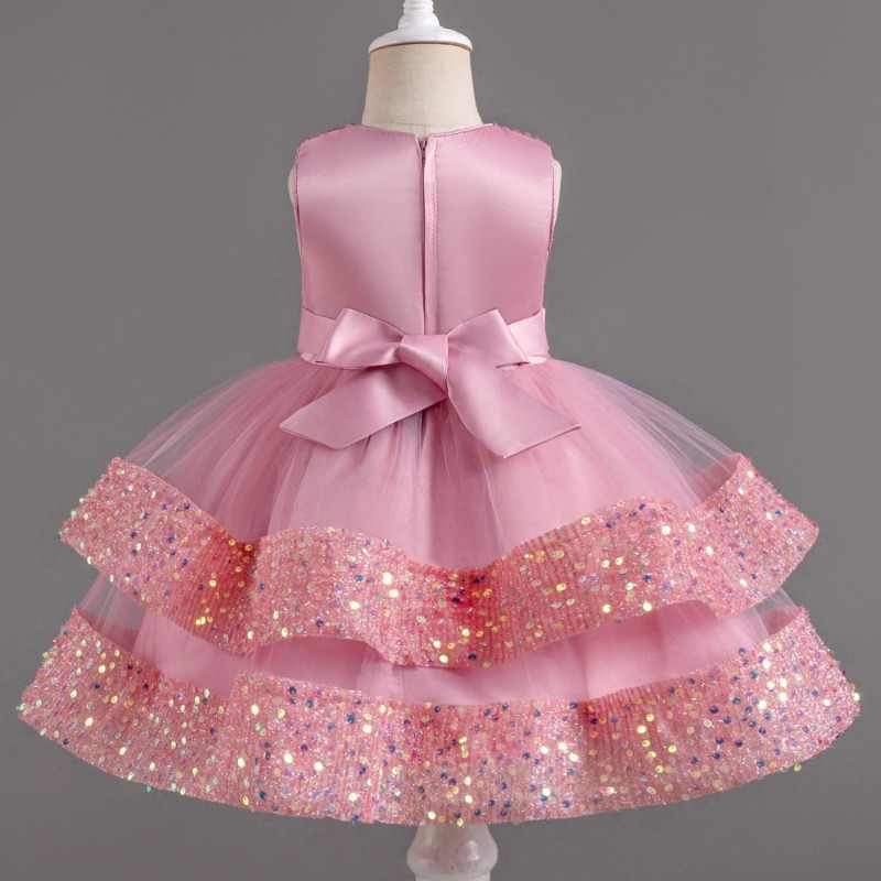 Wedding Dress - Sequins Bow