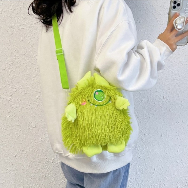 Messenger Bag - Plush Embroidery