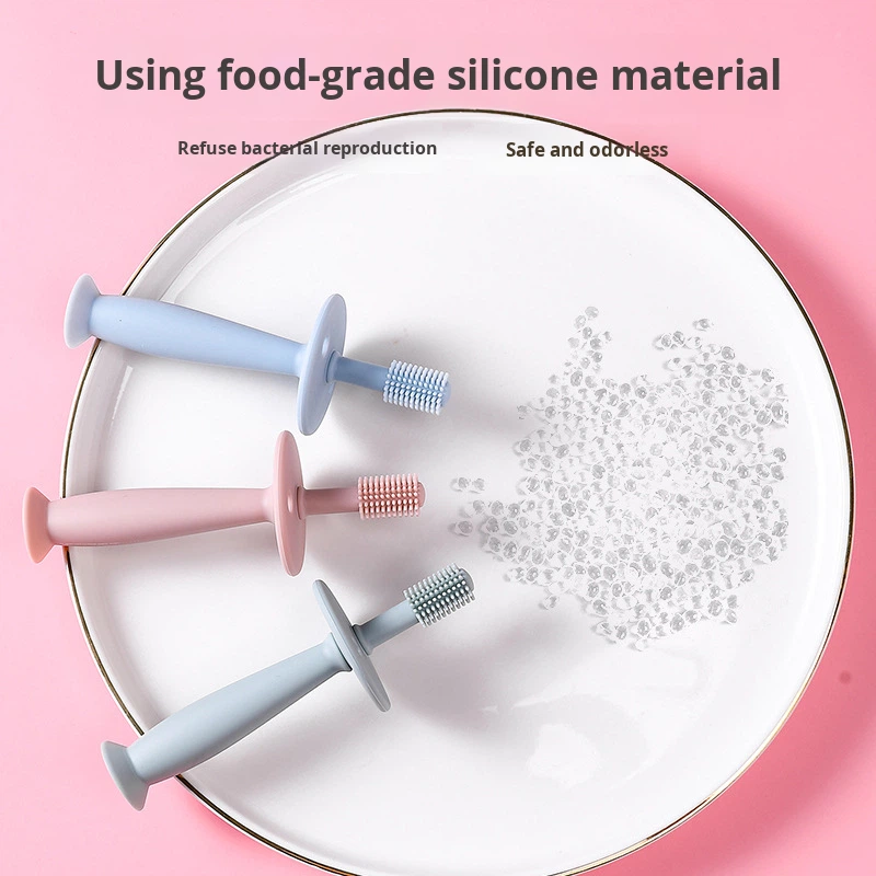 Baby Toothbrush - Silicone Tongue