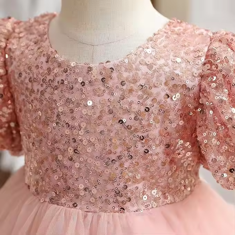 Party Dress - Puffy Sleeve