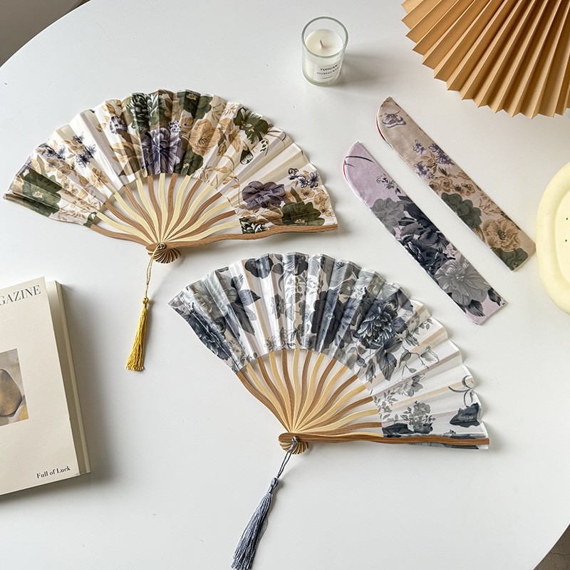 Hand Fan - Folding Bamboo