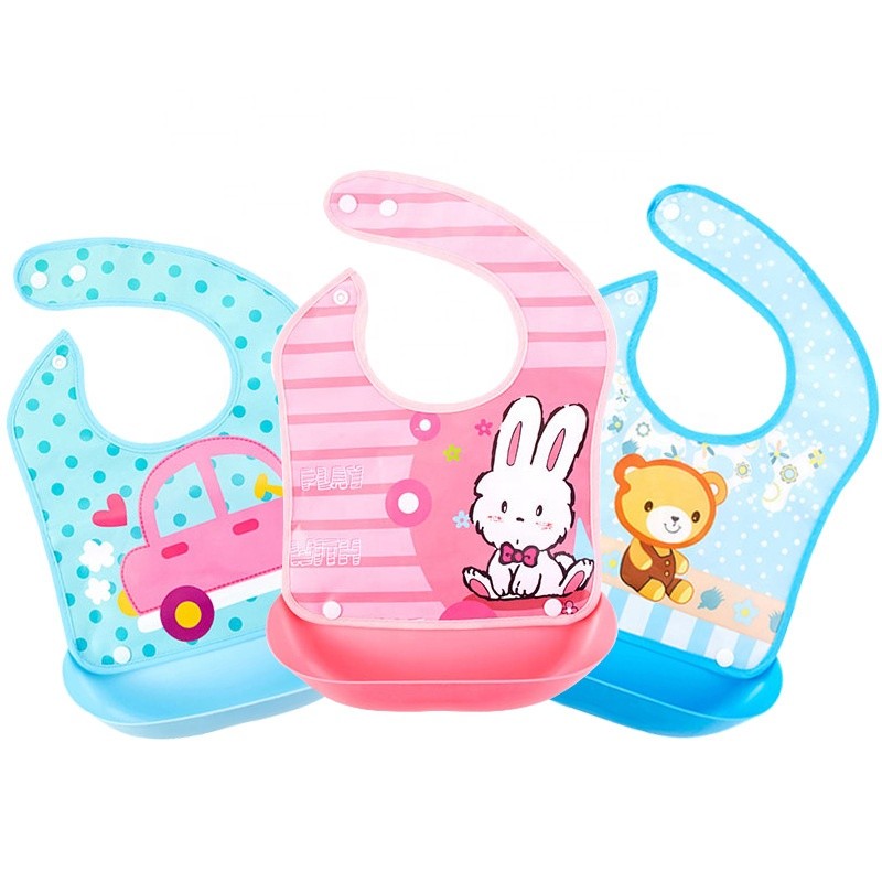 Baby Bib - Waterproof Plastic