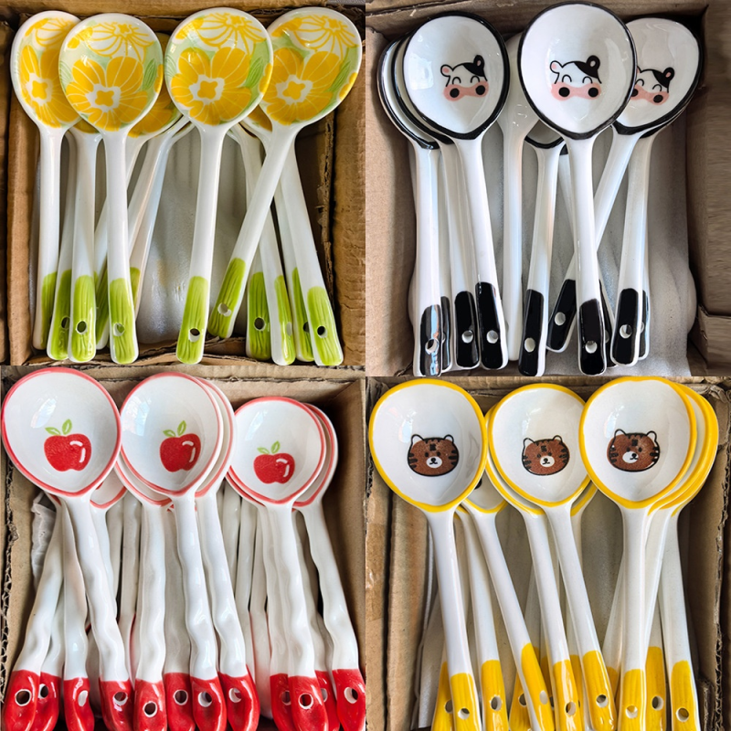 Ceramic Spoon - Cartoon Design