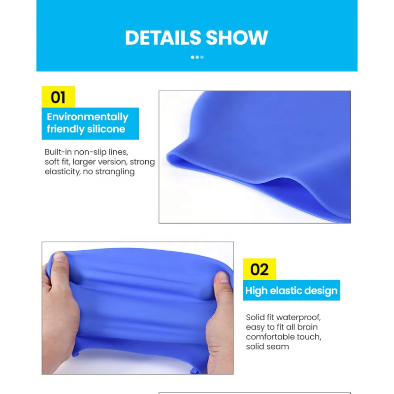 Swimming Cap - Silicone Waterproof