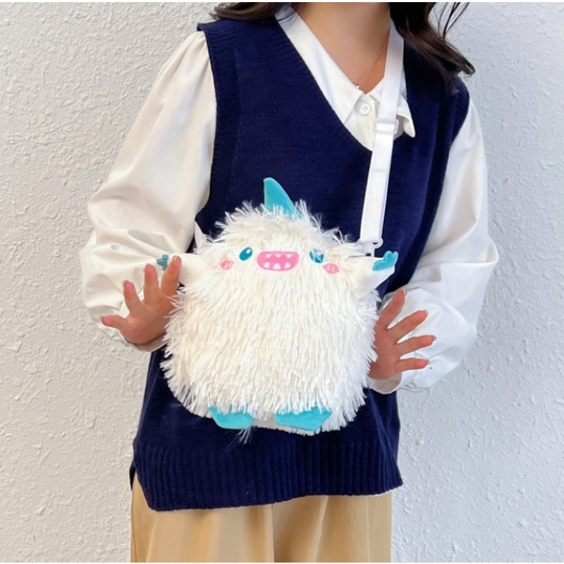 Messenger Bag - Plush Embroidery