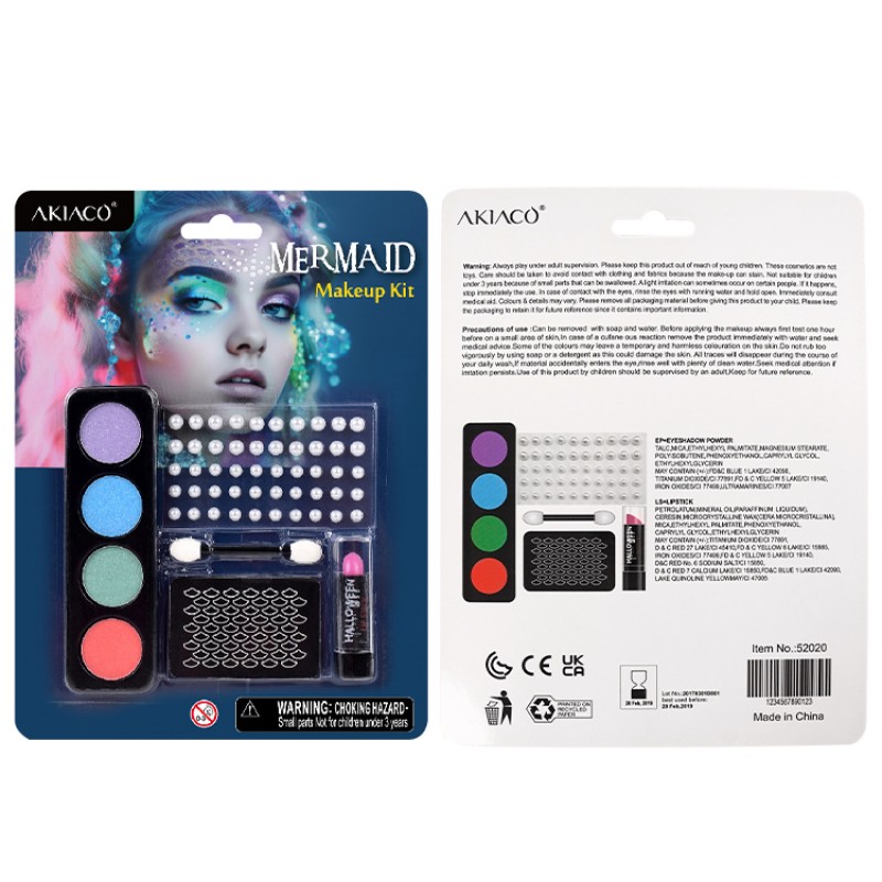 Festival Makeup - Mermaid Face Paint