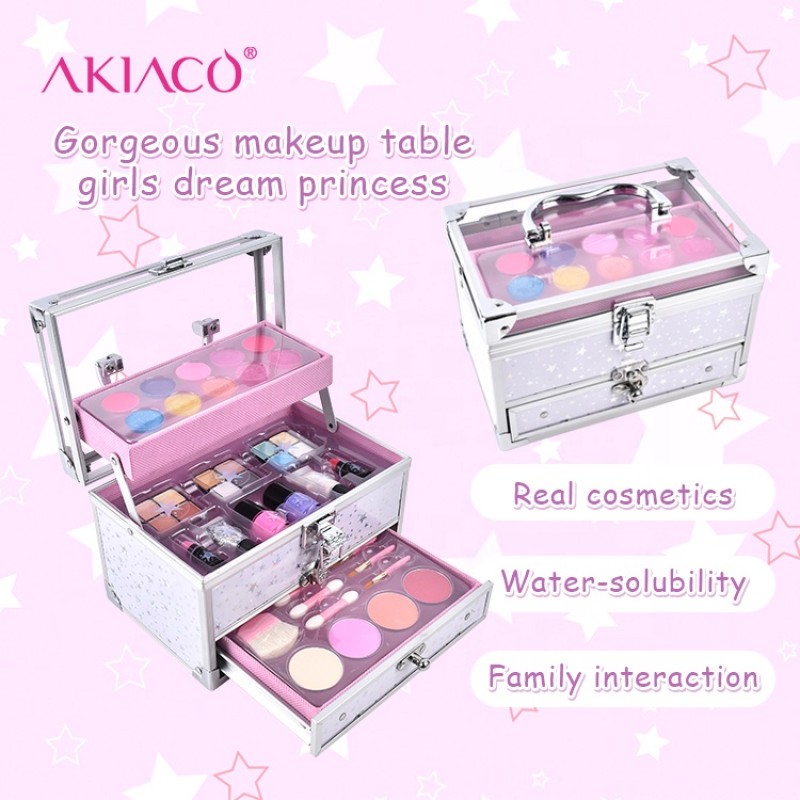 Children Makeup Kit - Real Cosmetic Nail Polish