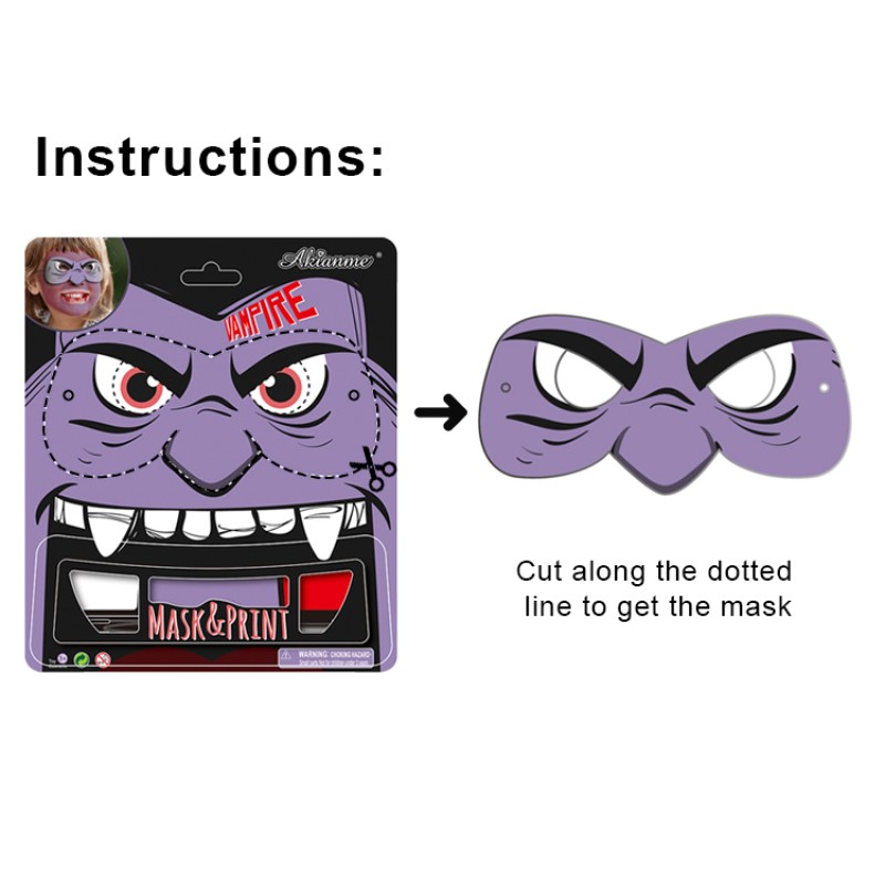 Vampire Makeup - Halloween Painting