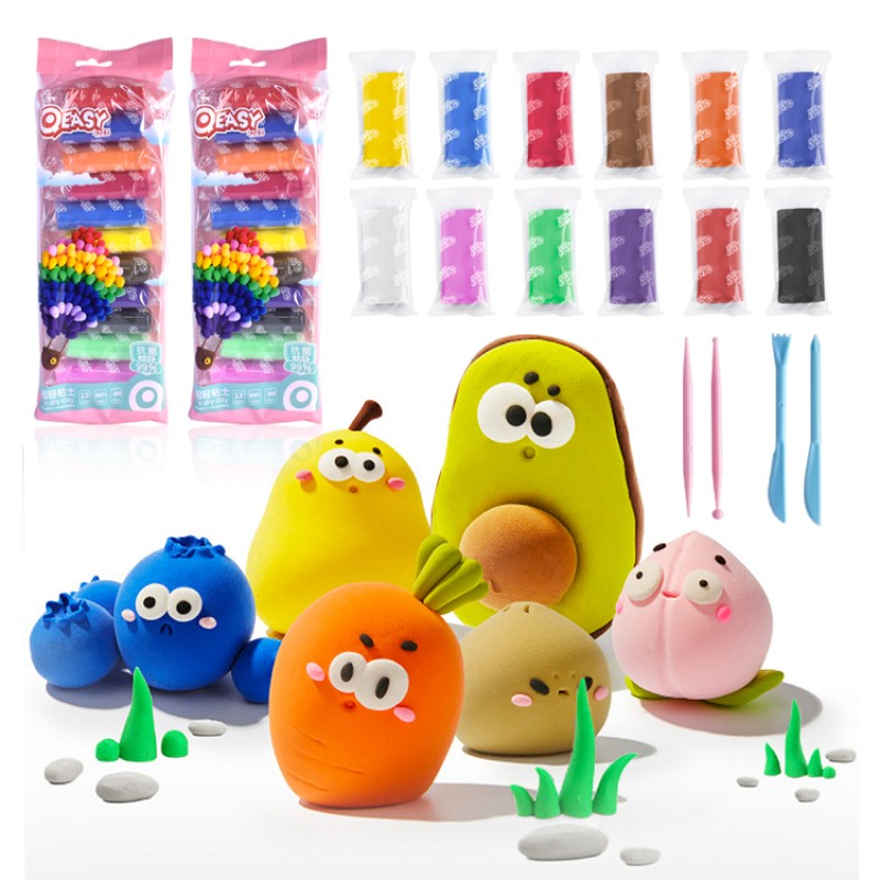 Clay Kit - 12 Colors Magic Air Dry