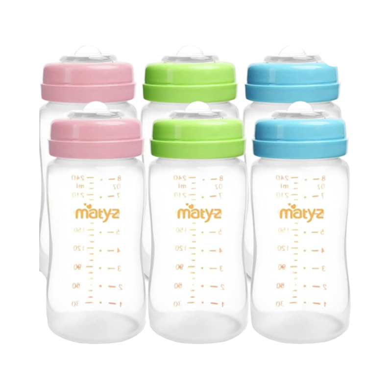 Wide Mouth Storage Bottle Manufacturer - OEM 8oz 240ml Glass Milk Collection