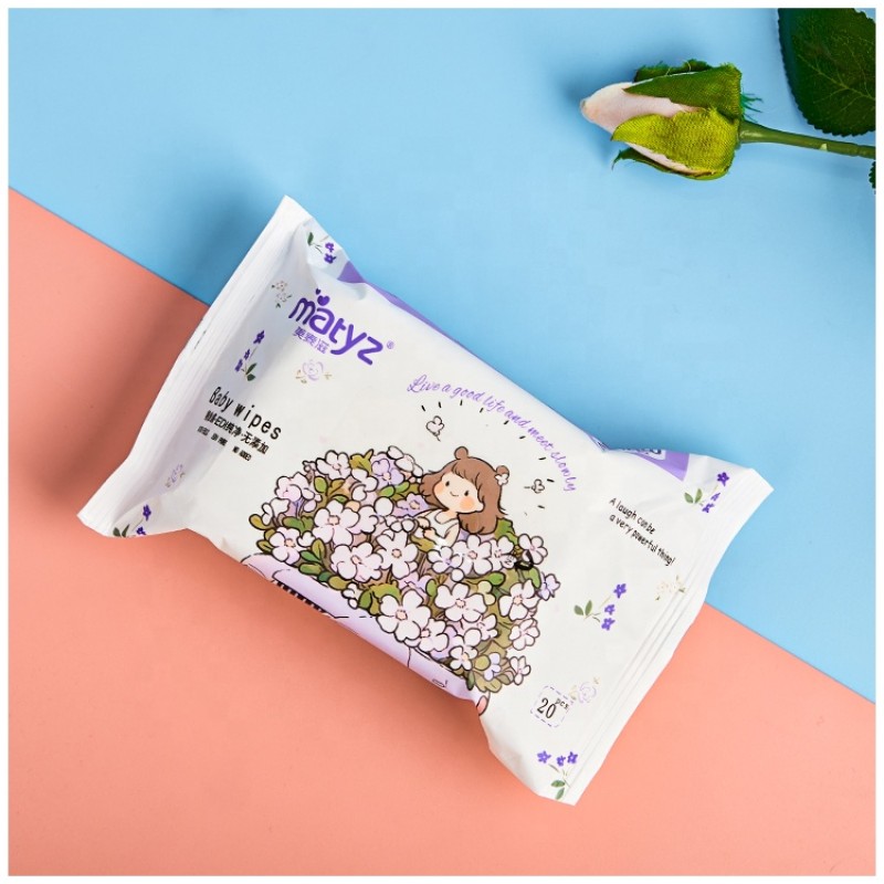 Infants Wet Wipes Supplier - OEM 20 Pcs Soft Skin Care Cleaning for Baby