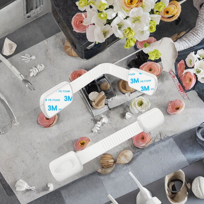 Baby Proofing Locks Manufacturer - OEM No Screw Magnet Plastic Safety Locks