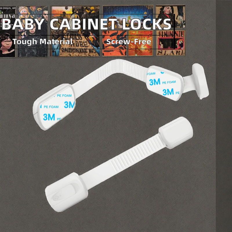 Baby Proofing Locks Manufacturer - OEM No Screw Magnet Plastic Safety Locks