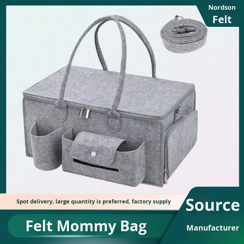 Waterproof Diaper Bag Supplier - OEM Felt Portable Customized Color & Logo