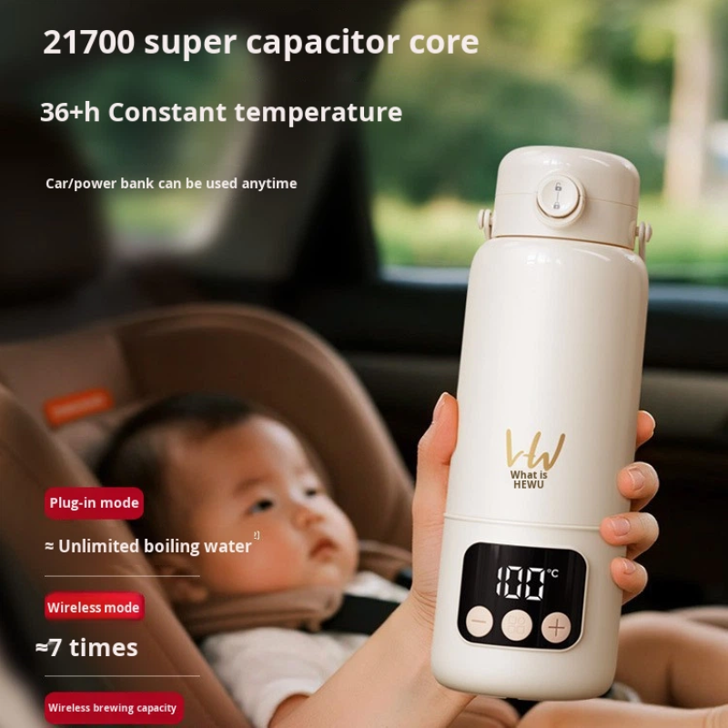 Portable Kettle Manufacturer - OEM Rechargeable Battery Removable Type C 500ML