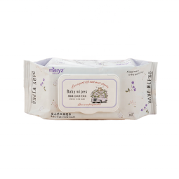 Newborn Baby Wipes Supplier - OEM 80pcs Soft Cotton with Cover Household Use