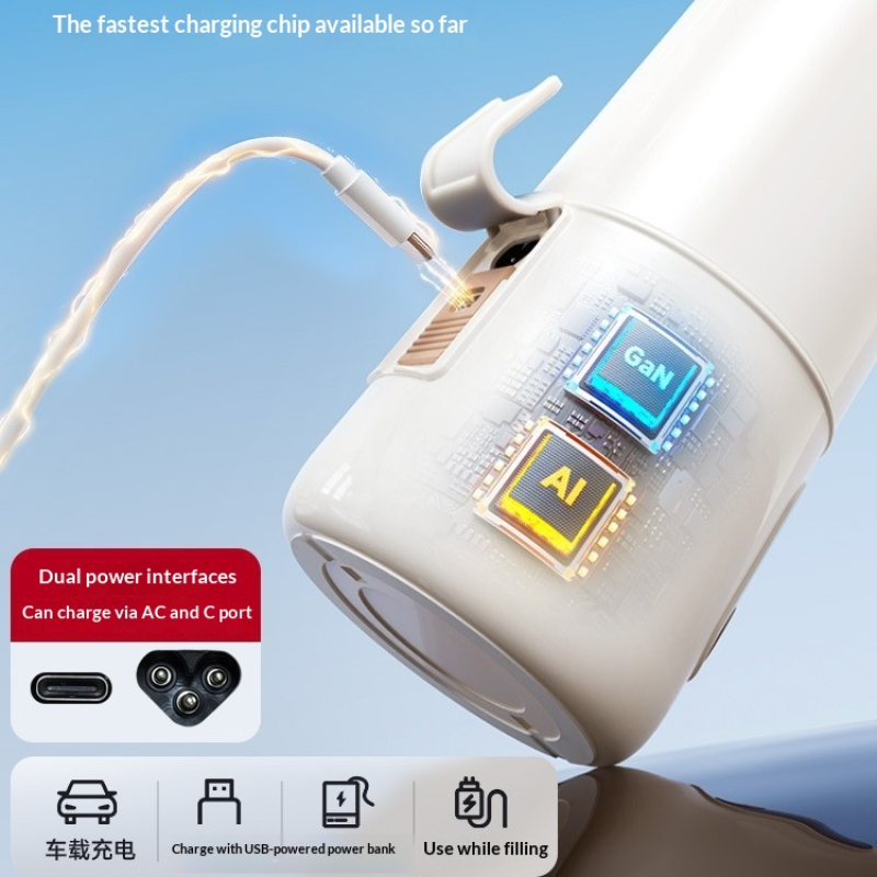 Portable Kettle Manufacturer - OEM Rechargeable Battery Removable Type C 500ML