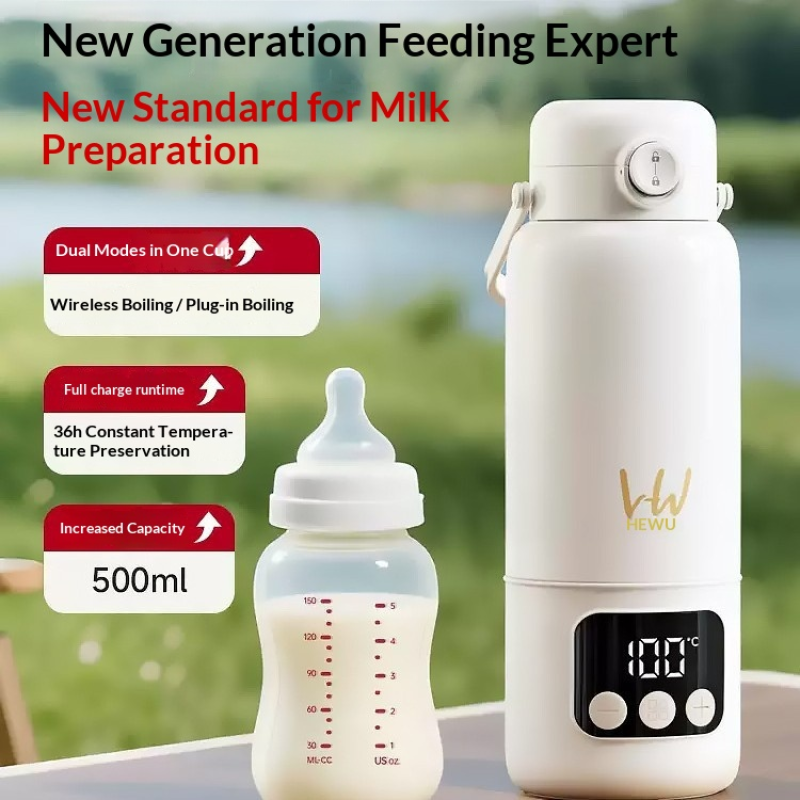 Portable Kettle Manufacturer - OEM Rechargeable Battery Removable Type C 500ML