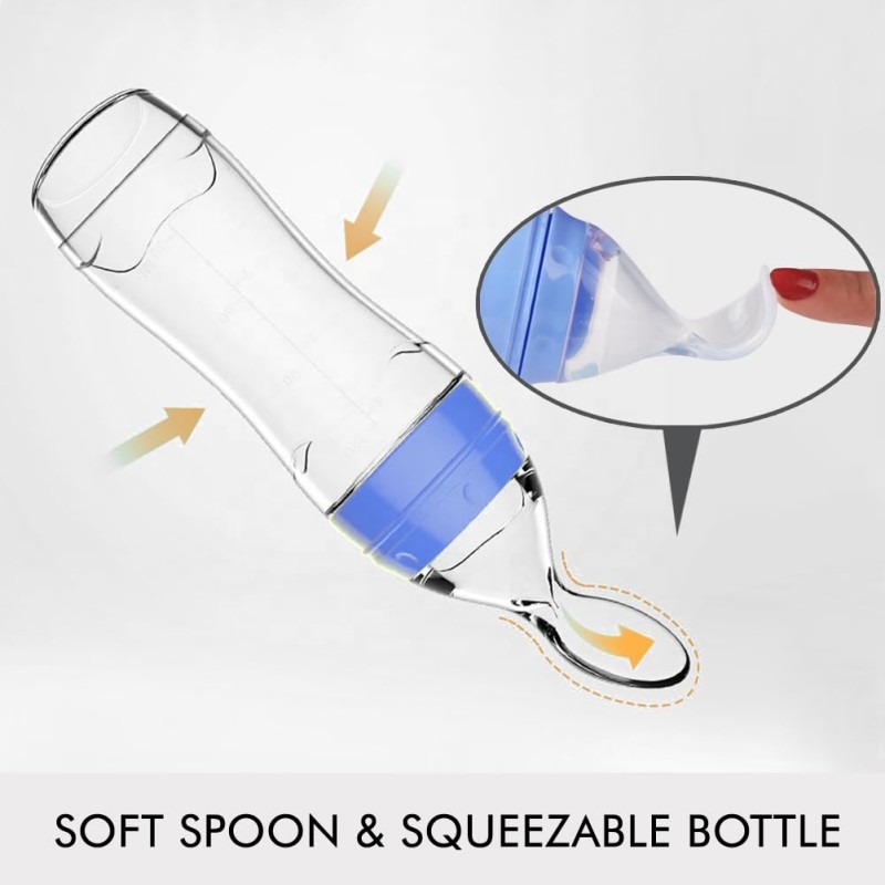 Silicone Squeeze Feeder Supplier - OEM BPA Free 4oz Safe for 0-12 Months