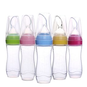 Baby Dispensing Spoon Supplier - OEM 4oz Manual Squeeze Solid Food Feeder