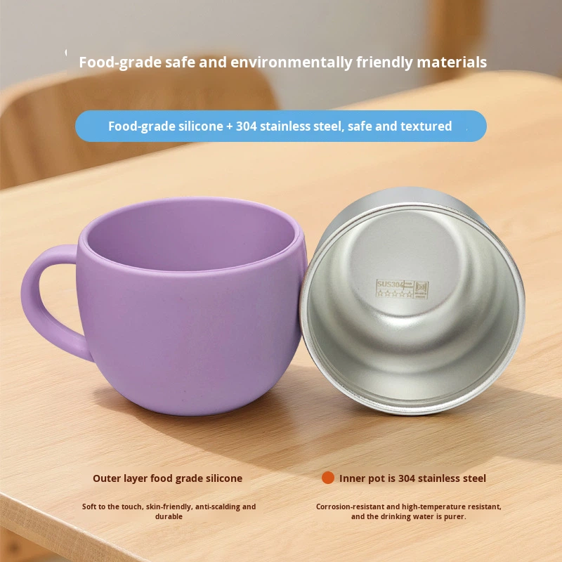 Baby Drinking Cup Manufacturer - OEM Manual Silicone Variable Flow Anti Fall