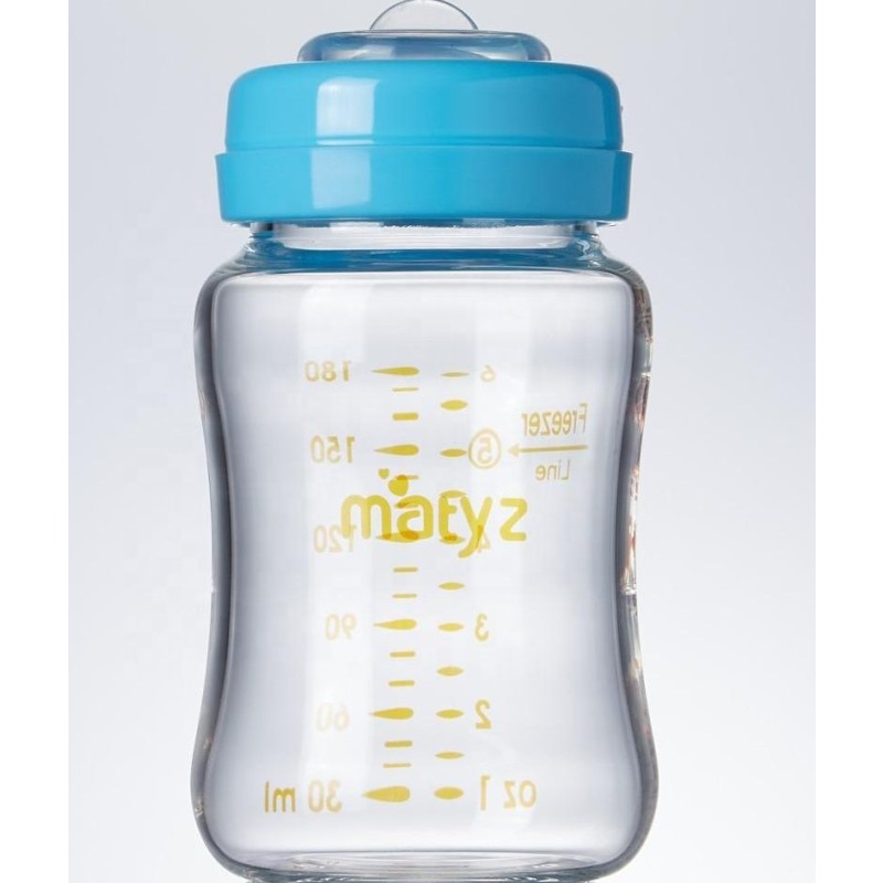 Breastmilk Storage Bottle Supplier - OEM 6OZ 180ml Wide Mouth for Collection