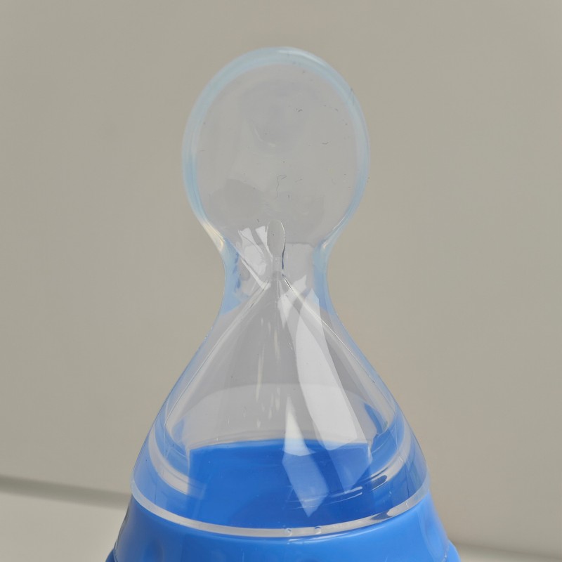 Silicone Baby Spoon Feeder Manufacturer - OEM 2pcs 4oz Manual Squeeze Cartoon