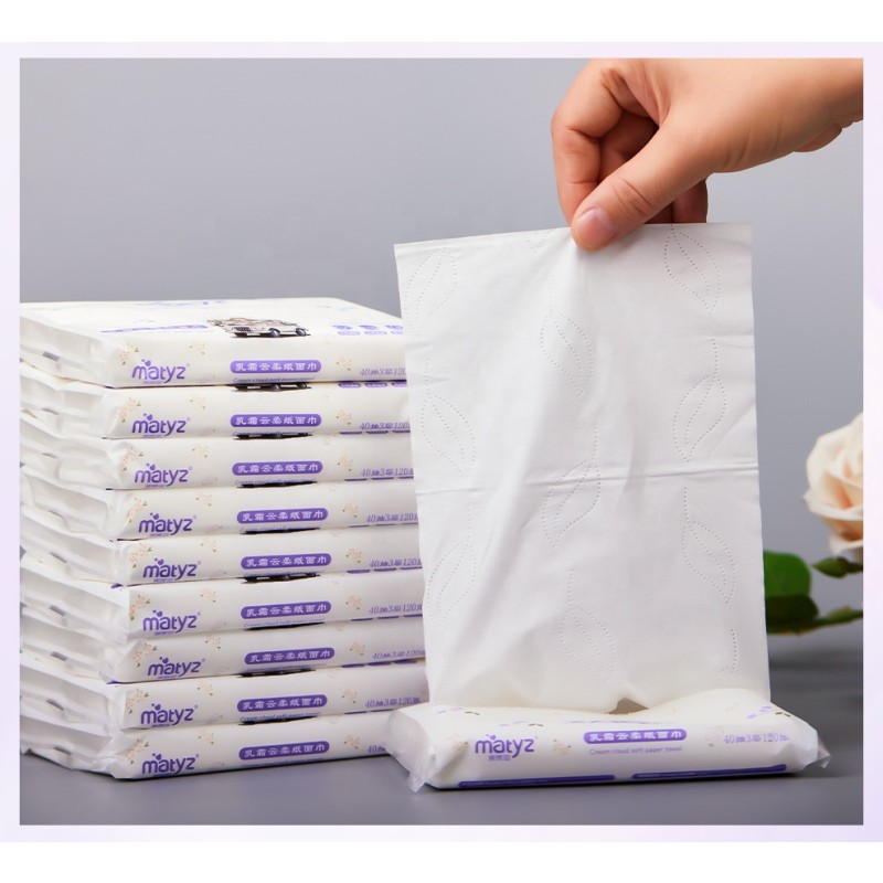 Baby Cream Paper Bag Supplier - OEM Cloud Soft Towel Newborn Tissue Portable