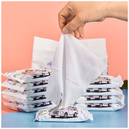 Portable Wipes Bag Supplier - OEM Cotton Small Bag for Baby Hand Cleaning
