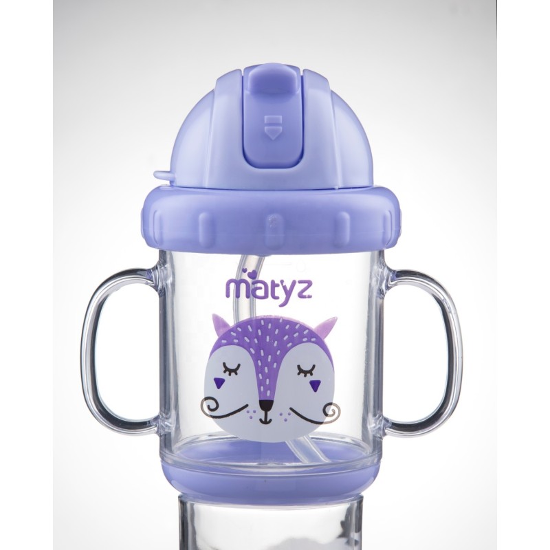 Plastic Baby Straw Cup Supplier - OEM Tritan 240ml with Handle for Kids