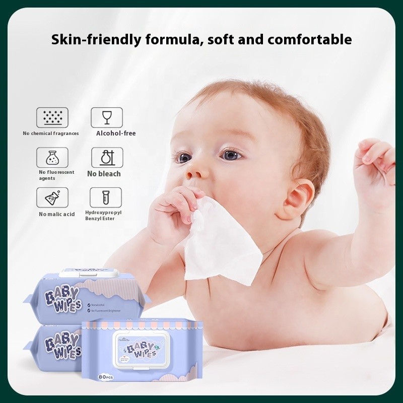 Baby Wipes Manufacturer - Wholesale Large Pack English Fragrance Free Newborn