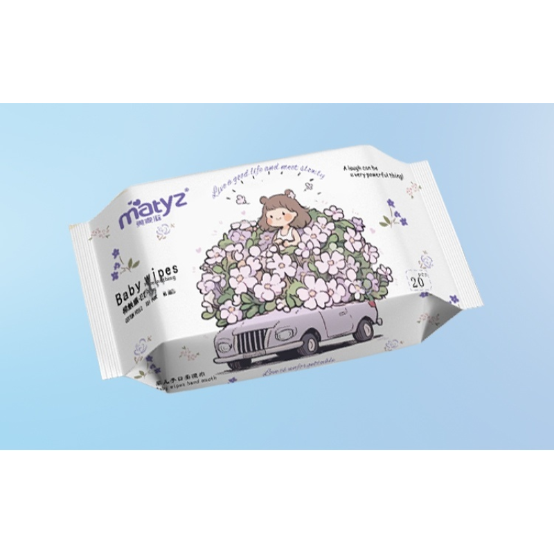 Baby Wet Wipes Manufacturer - OEM 20 Pcs Soft Care for Infants Kids Household