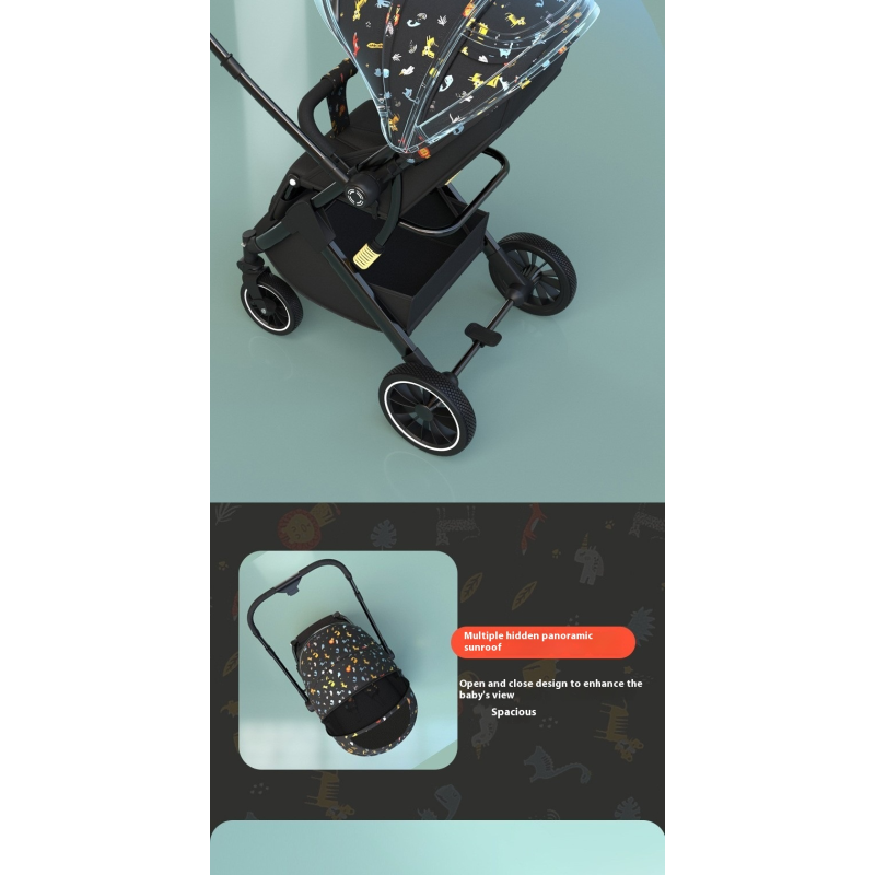 Newborn Baby Stroller Supplier - OEM Two Way Folding Shock Absorption