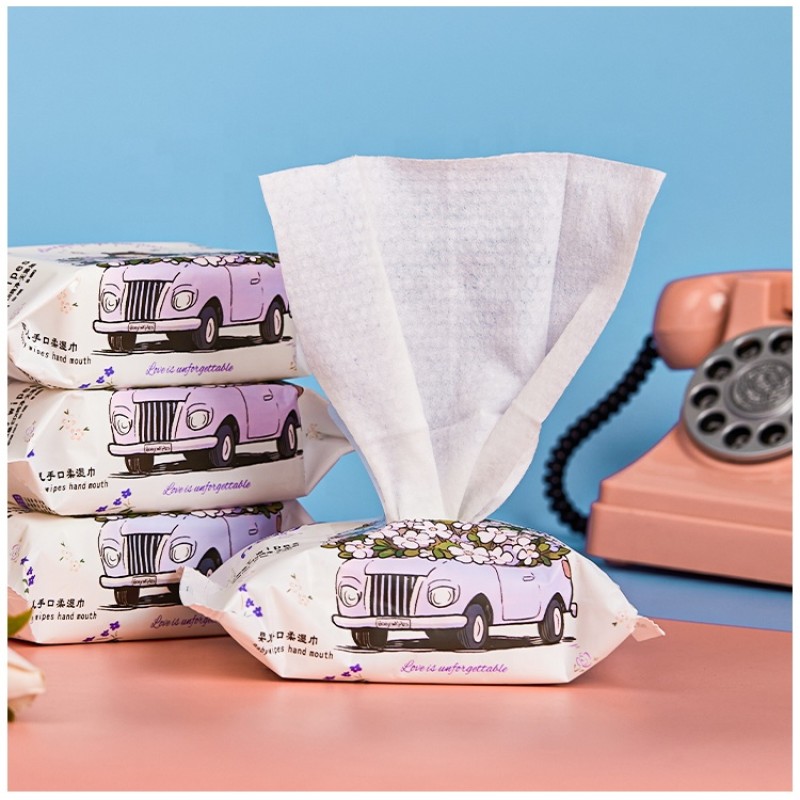 Infants Wet Wipes Supplier - OEM 20 Pcs Soft Skin Care Cleaning for Baby