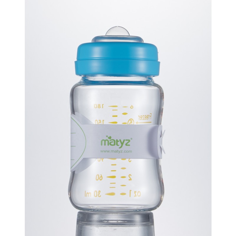 Glass Breastmilk Storage Bottle Manufacturer - OEM Freezing 6 oz Sturdy Cartoon