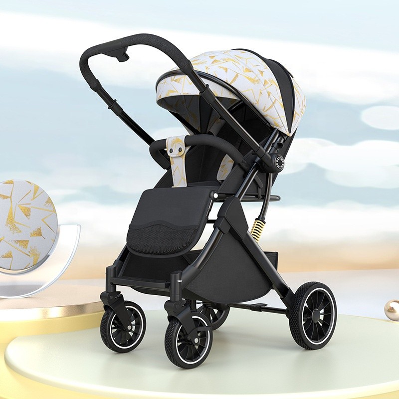 Lightweight Baby Stroller Supplier - OEM Two Way Folding 4 Wheel Stainless Steel