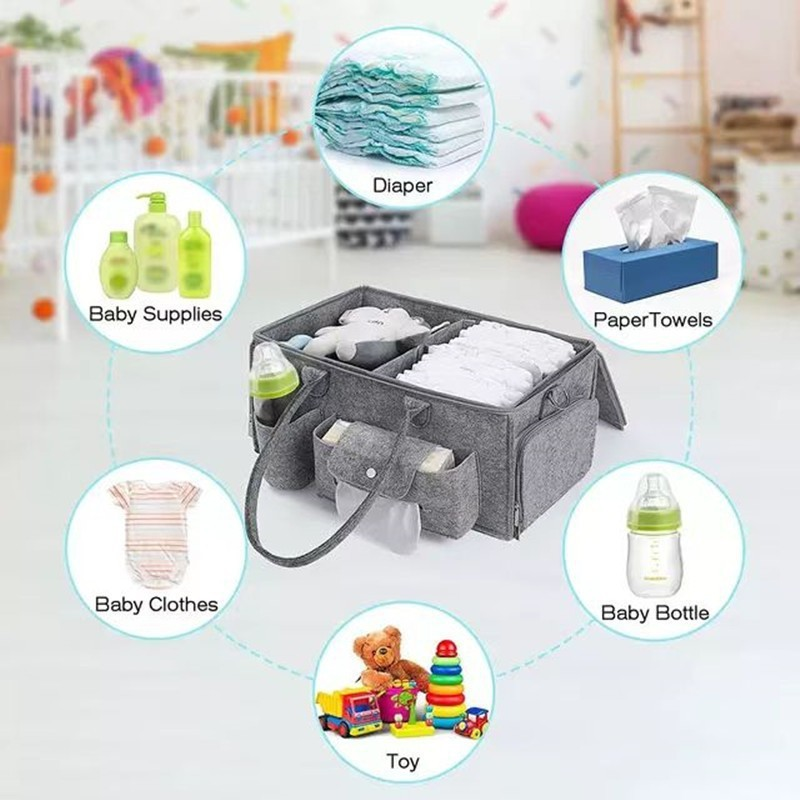 Mommy Diaper Organizer Manufacturer - OEM Large Capacity Waterproof Baby Storage