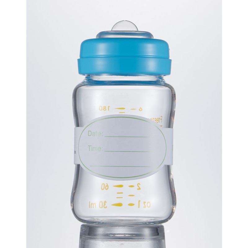 Glass Breastmilk Storage Bottle Manufacturer - OEM Freezing 6 oz Sturdy Cartoon